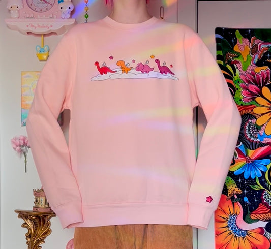 pink sunset sweater (RUNS VERY SMALL)