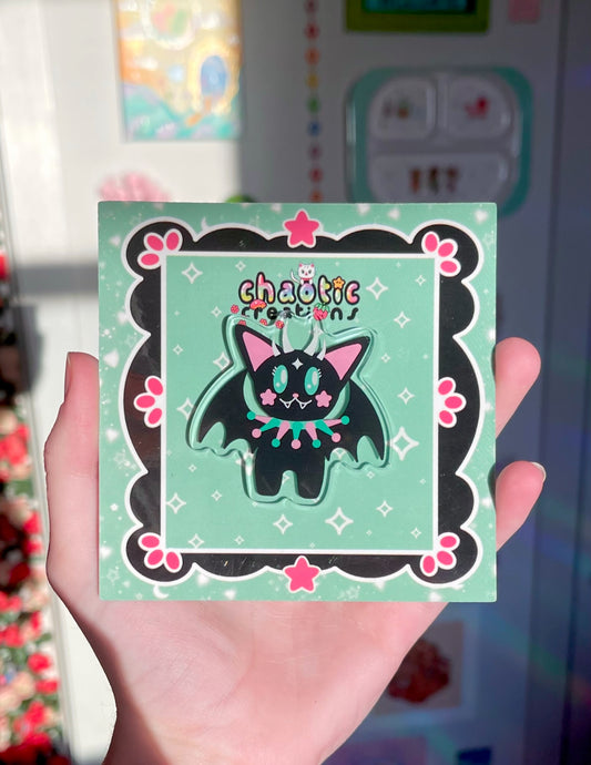 Bat Cat Pin
