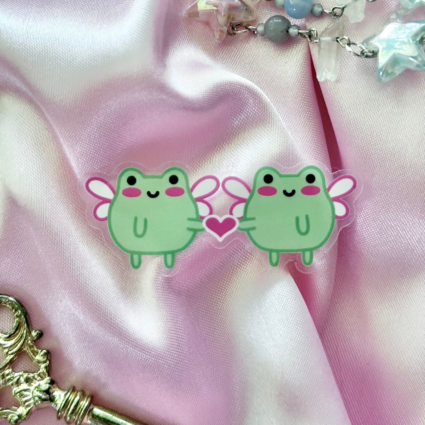 froggy friends sticker