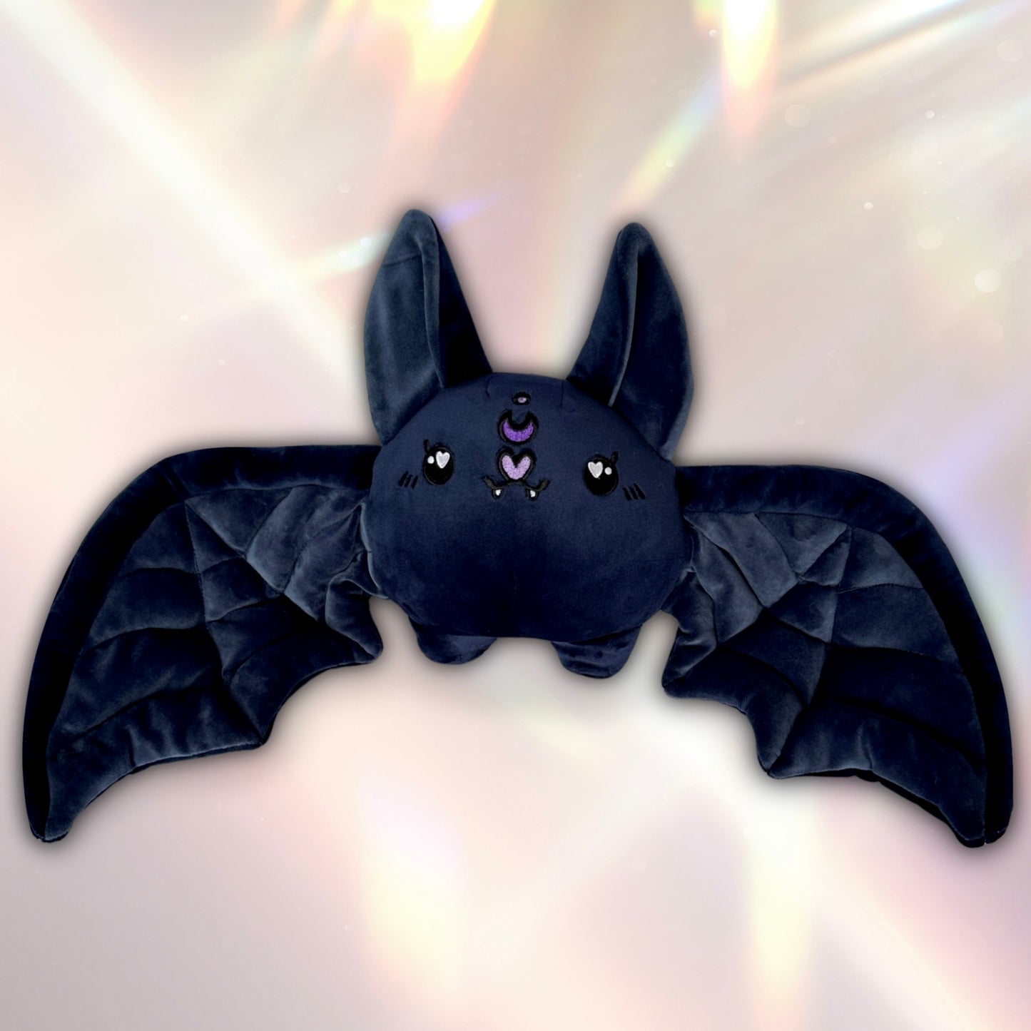 portable weighted bat plush