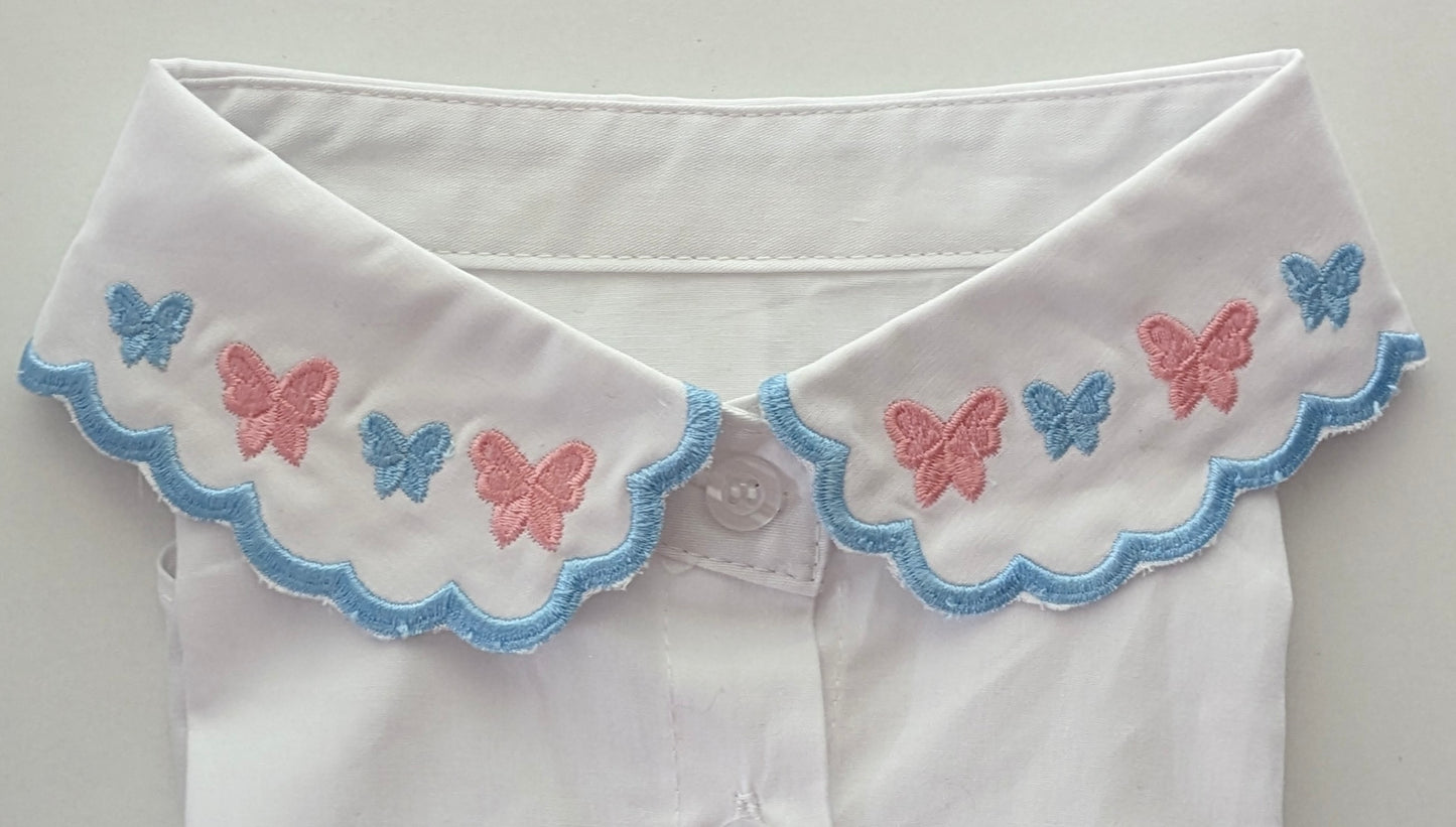 butterfly fake collar