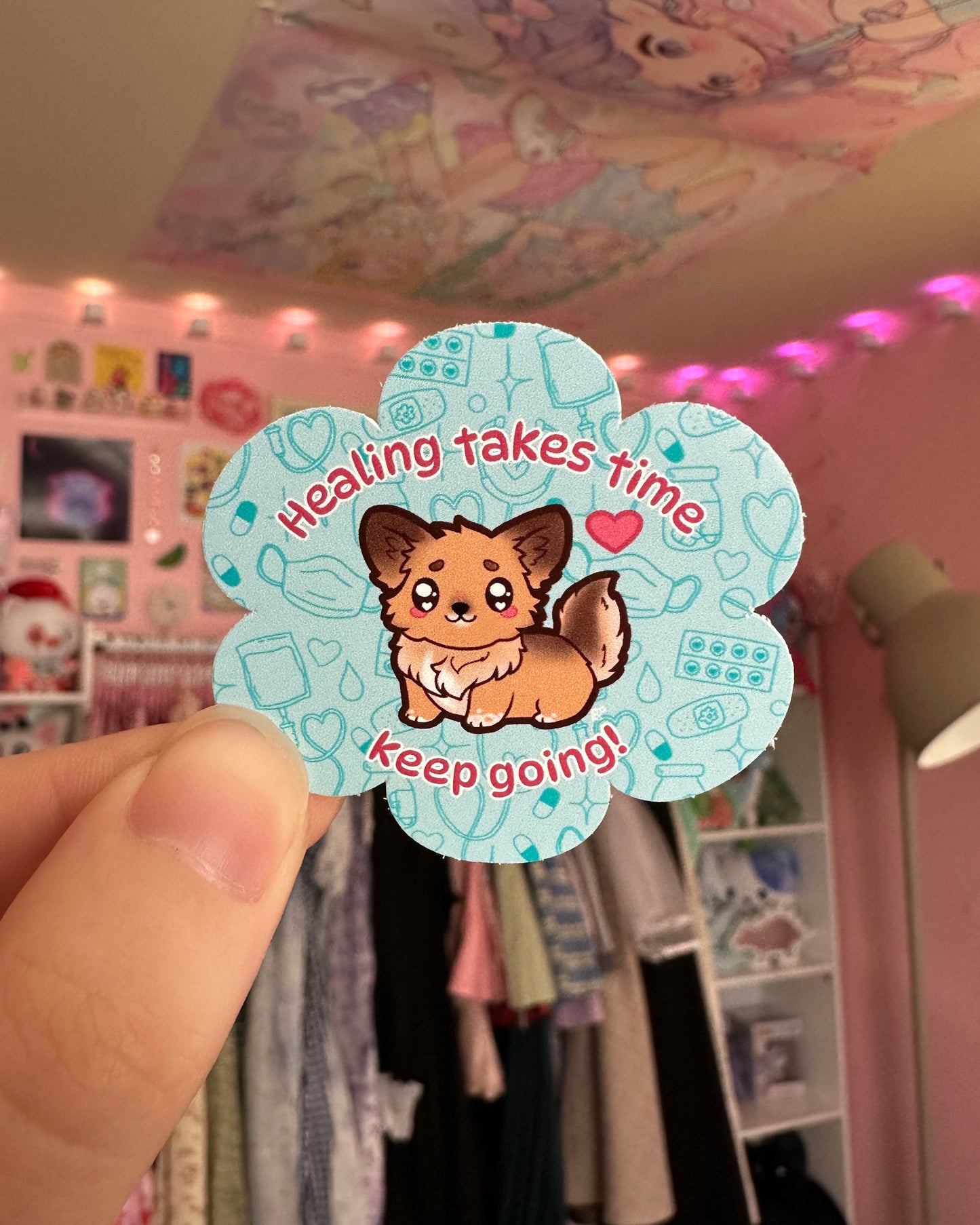 Healing Takes Time Sticker