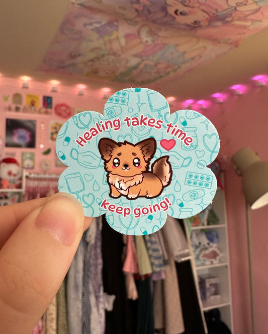 Healing Takes Time Sticker