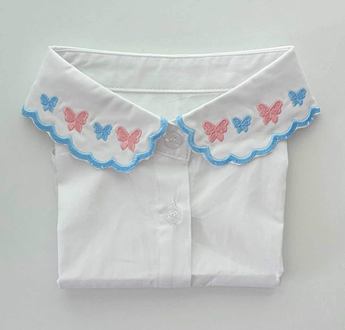 butterfly fake collar