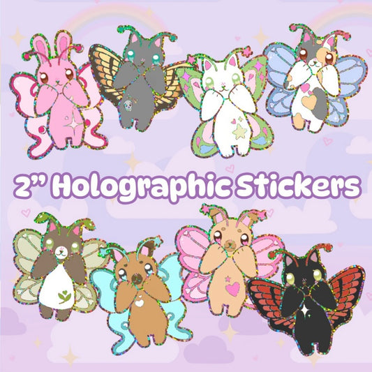 Stardrop Sprouts Holographic Glitter Sticker 2” *PREORDER ESTIMATED SHIP SEP 2025*