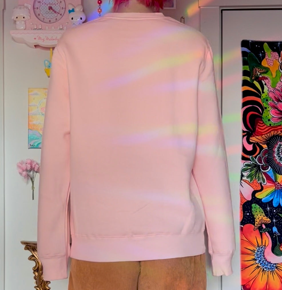pink sunset sweater (RUNS VERY SMALL)