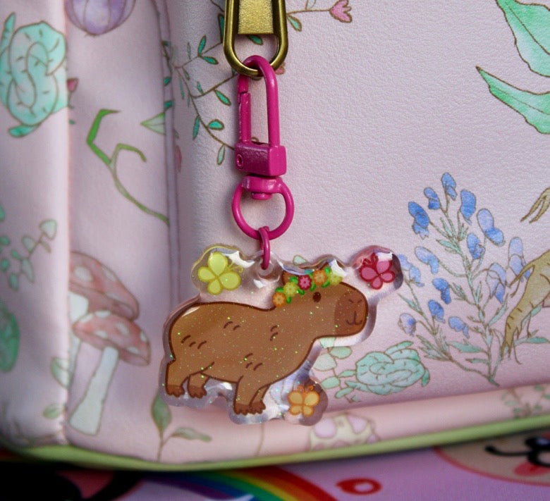 Epoxy Capybara Keychains