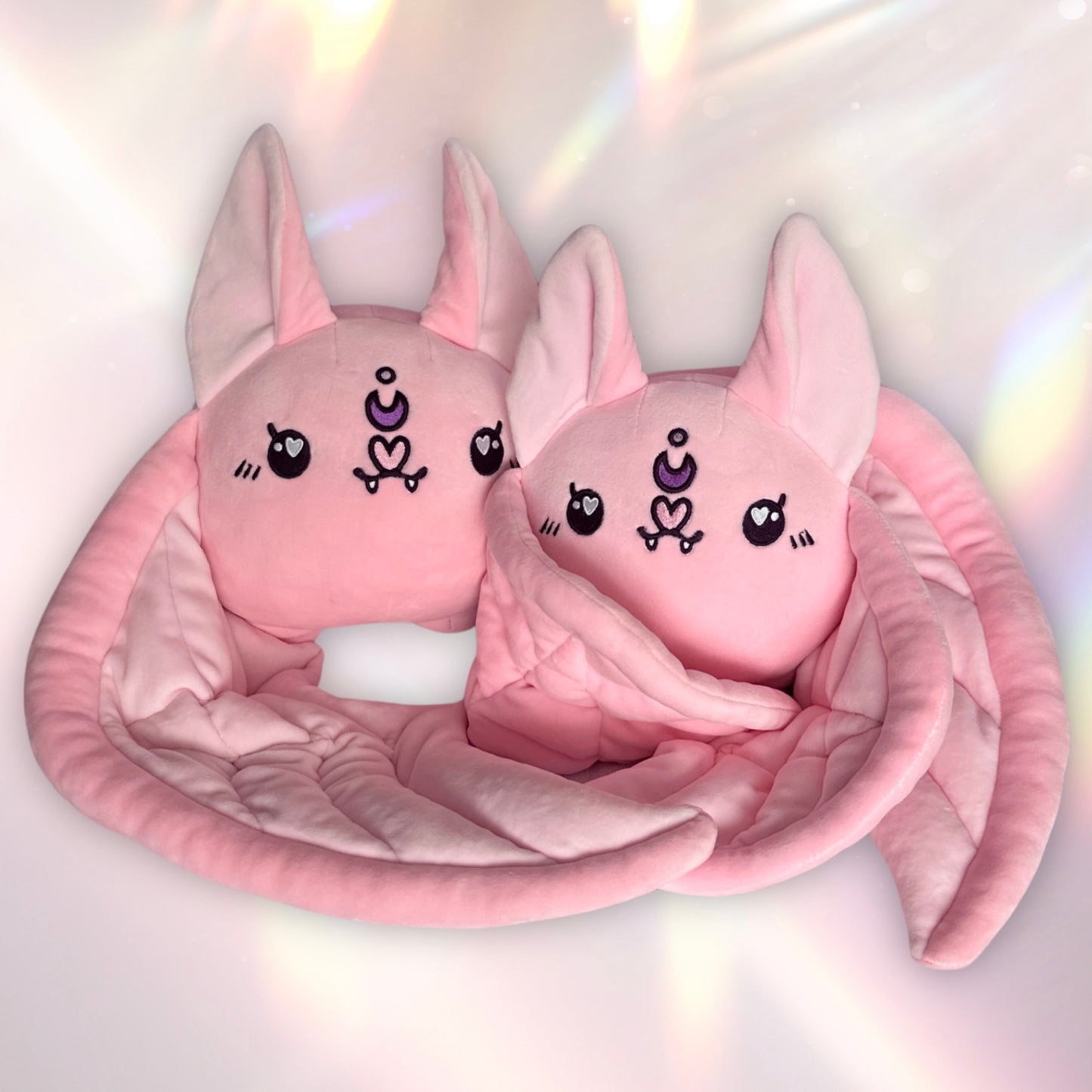 portable weighted bat plush