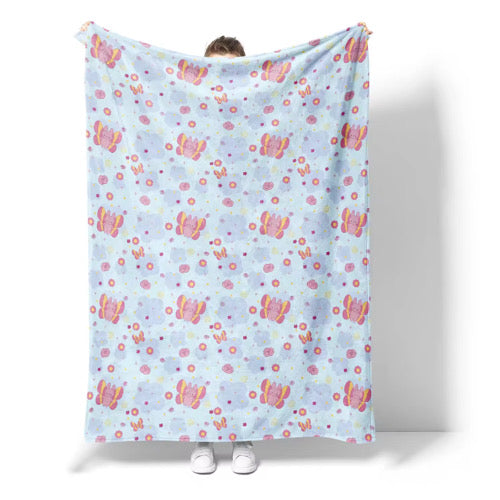 Rosy Moth Blanket