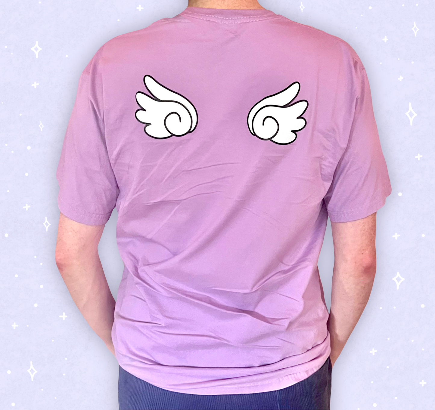 purple skies dino shirt (run small)