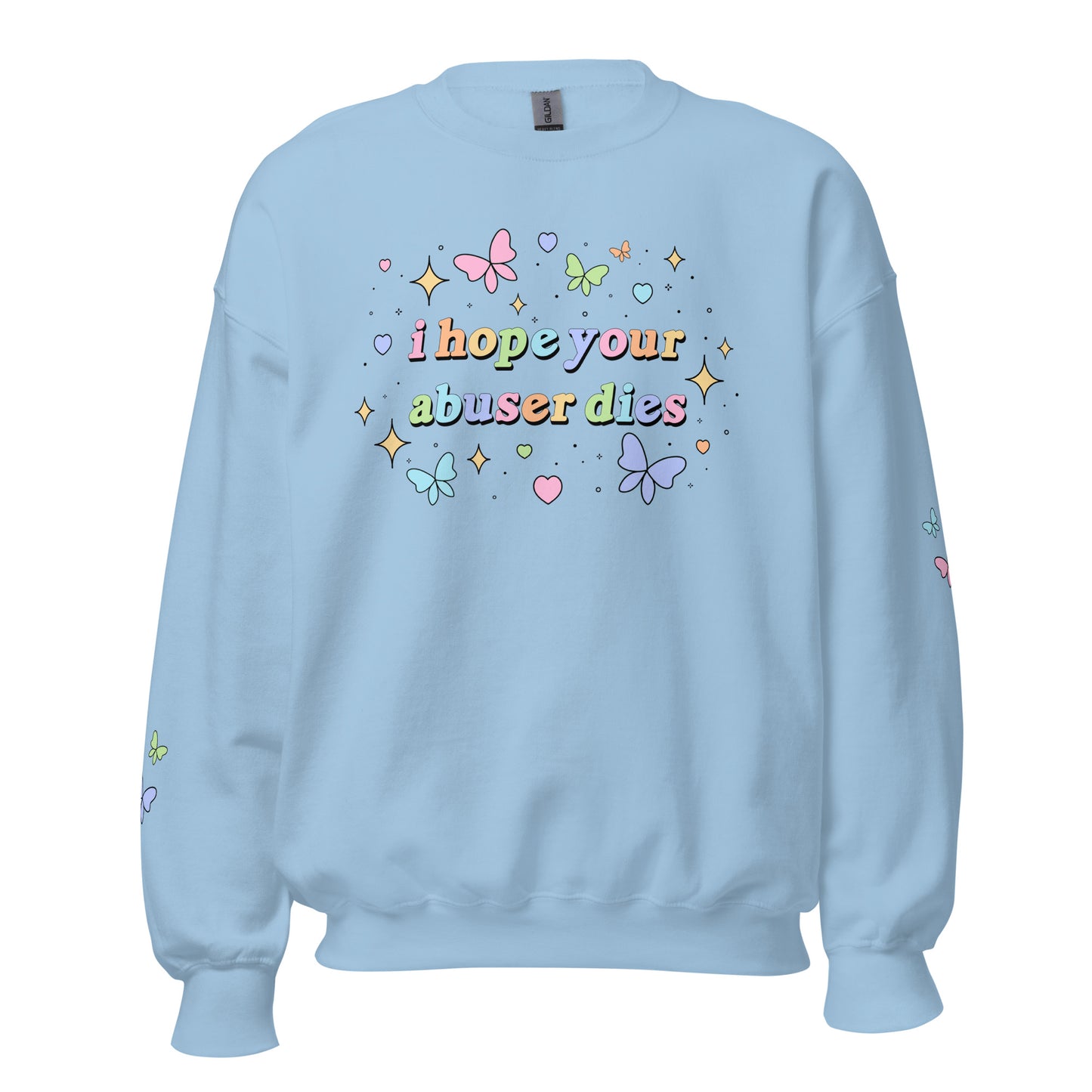 "i hope your..." butterfly sweater