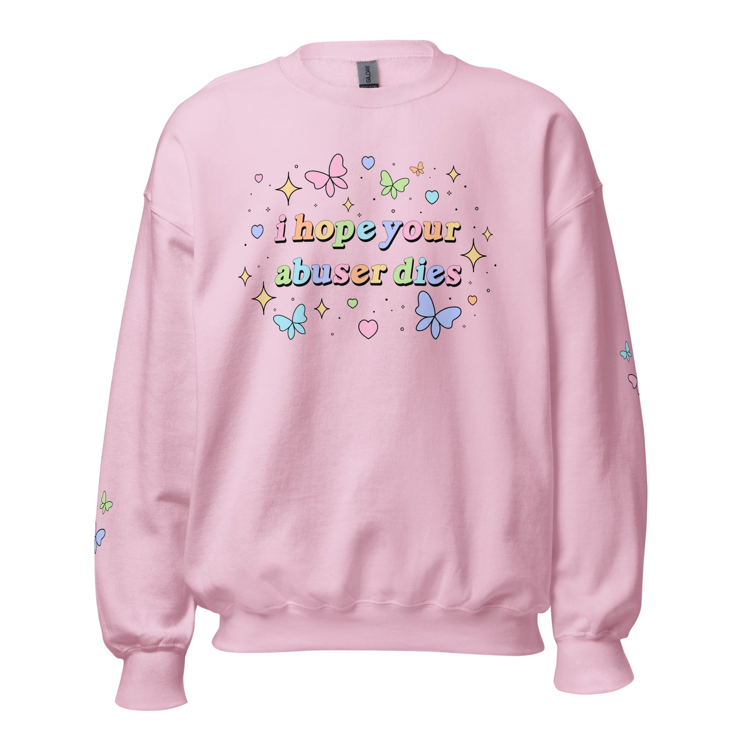 "i hope your..." butterfly sweater