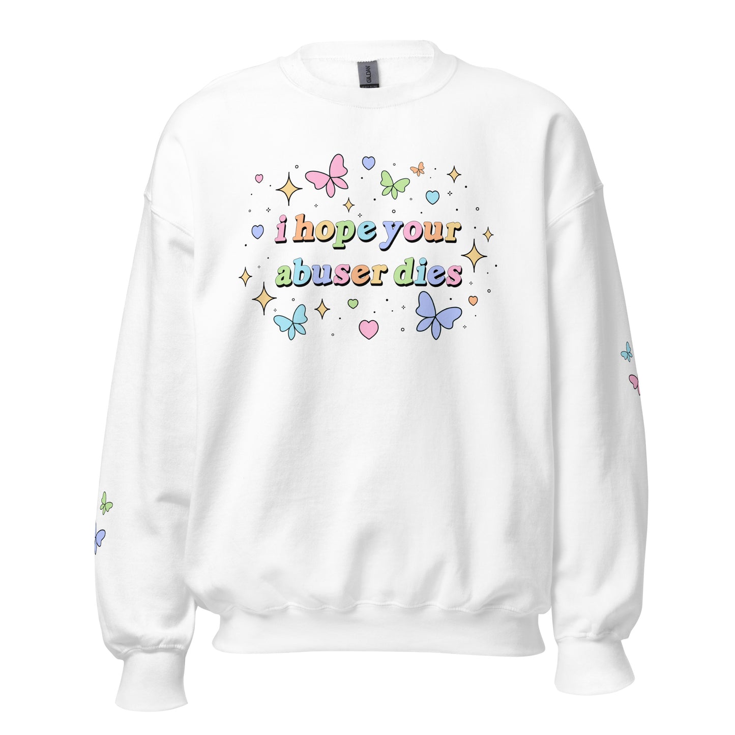 "i hope your..." butterfly sweater